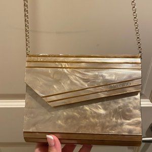 Jimmy Choo Gold Evening Bag